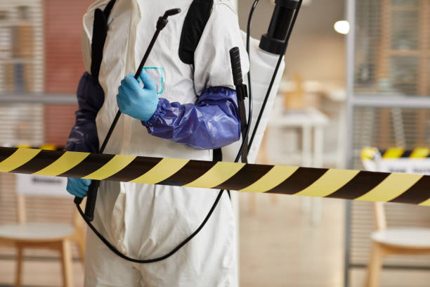Professional Sewage Cleanup technician working in Bartlett, NE